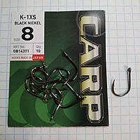 Крючки Hayabusa Carp K-1XS Black Nickel size 8