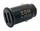Автомобільний зарядний пристрій XON UniLink 2 x 5V/3.1A Black (CU002A31AB 3388), фото 4