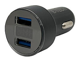Автомобільний зарядний пристрій XON UniLink QC3.0+2.4A Black (CU002A30DB 3470)