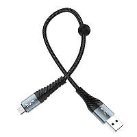 Кабель Hoco X38 Cool Micro USB (0.25m) (black) 27888