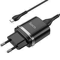 МЗП Hoco N1 Ardent + Cable (Micro) 2.4A 1USB (black) 30460