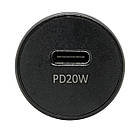 Автомобільний зарядний пристрій XON UniLink Type-C 20W (PD20) Black (CU001C20WB 3401), фото 4