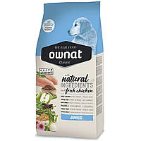 Ownat Classic Junior Dog сухий корм для цуценят з куркою 15кг