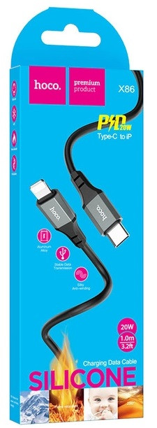 Кабель PD HOCO X86, Lightning iPhone - PD (type-c)