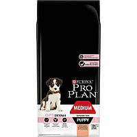 Сухий корм для цуценят ProPlan Puppy Medium Sensitive.сред.пород схильних до алергії з лососем 12кг
