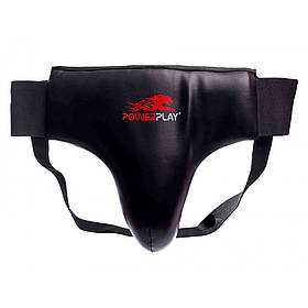 Захист паху PowerPlay 3037 чорна PU S