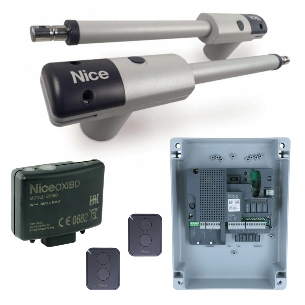 Автоматика для розпашних воріт Nice TOO 3000 KLT комплект, фото 1