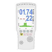 Дозиметр радиации (счетчик Гейгера) радиометр с LCD экраном Meterk Air-02 бытовой измеритель радиации дозиметр