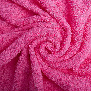 Махрове полотно бавовняне 430 г/м2 рожеве, фото 2