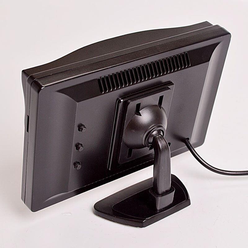 Автомобильный монитор для камеры заднего вида 5 дюймов Podofo XSP-04 на стойке автомонитор камеры заднего вида - фото 5 - id-p1861158817