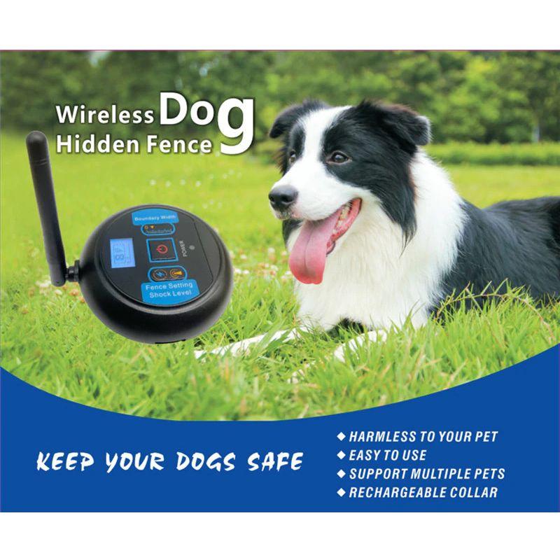 Беспроводной электронный забор для собак Wireless Dog Fence WDF-600, с 2 ошейниками - фото 5 - id-p1861158821