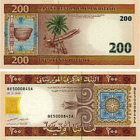 Мавритания 200 угий 2006 UNC (P11b)