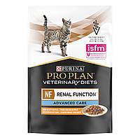 Корм для кошек Pro Plan Veterinary Diets NF Renal Function Advanced Care при патологии почек с курицей 85 г