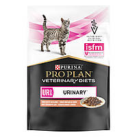 Корм для котов Pro Plan Veterinary Diets UR Urinary при мочекаменной болезни с лососем 85 г