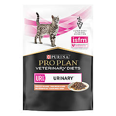 Вологий корм для котів Pro Plan Veterinary Diets UR Urinary з сечокам'яною хворобою з лососем 85 г