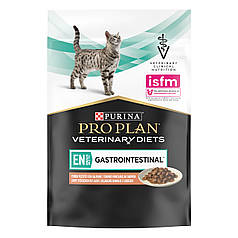 Вологий корм для котів Pro Plan Veterinary Diets Gastrointestinal з розладами травлення з лососем 85 г