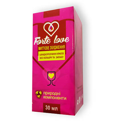 FORTE LOVE — Жіночий збудник зі швидким ефектом (Форте Лав), фото 1