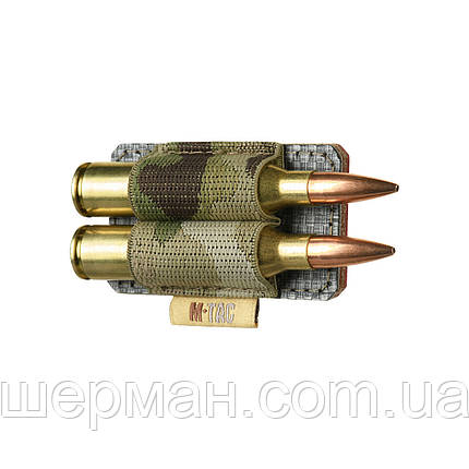 M-Tac Патронташ на липучці для 2-х патронів кал. 338 Multicam, фото 1