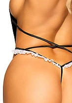 Рольовий костюм леді бос Leg Avenue Boss Babe, one size, боді з краваткою, фото 4