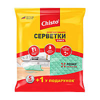 Салфетки влаговпитывающие Chisto Блеск 5+1 шт