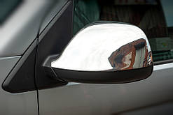 Накладки на дзеркала (2 шт, нержавіюча сталь) Carmos - Турецька сталь для Volkswagen T6 2015-2024 рр