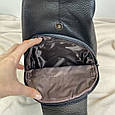 Шкіряна чоловіча сумка через плече кросс-боді з кишенями С05-КТ-4007 Коричнева, фото 5