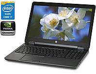 Мобільна робоча станція HP Zbook 15 / 15.6" (1920x1080) IPS / Intel Core i7-4800MQ (4 (8) ядра по 2.7 — 3.7