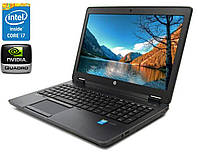 Мобільна робоча станція Б-клас HP ZBook 15 G2 / 15.6" (1920x1080) TN / Intel Core i7-4810MQ (4 (8) ядра по