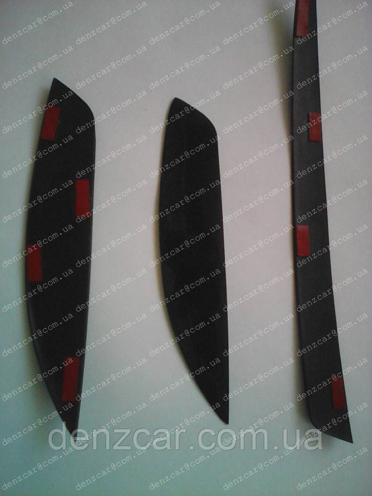Реснички на фары MITSUBISHI Lancer X (задние)\Накладки на фары Мицубиси Лансер 10 - фото 5 - id-p244619703