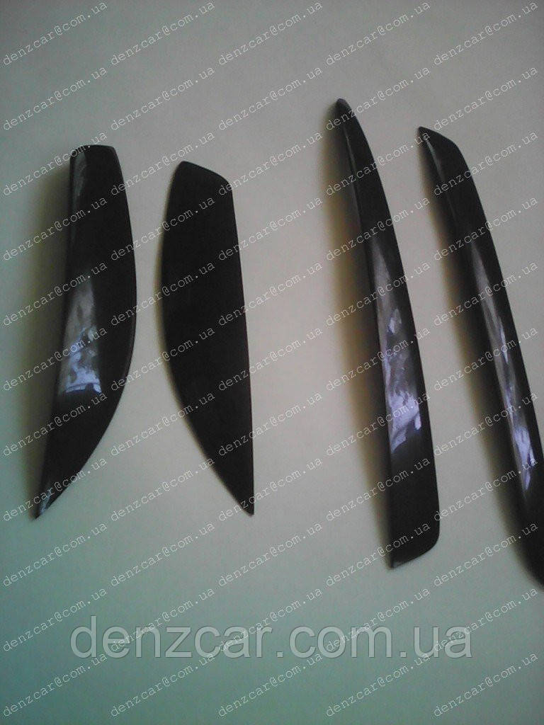 Реснички на фары MITSUBISHI Lancer X (задние)\Накладки на фары Мицубиси Лансер 10 - фото 7 - id-p244619703