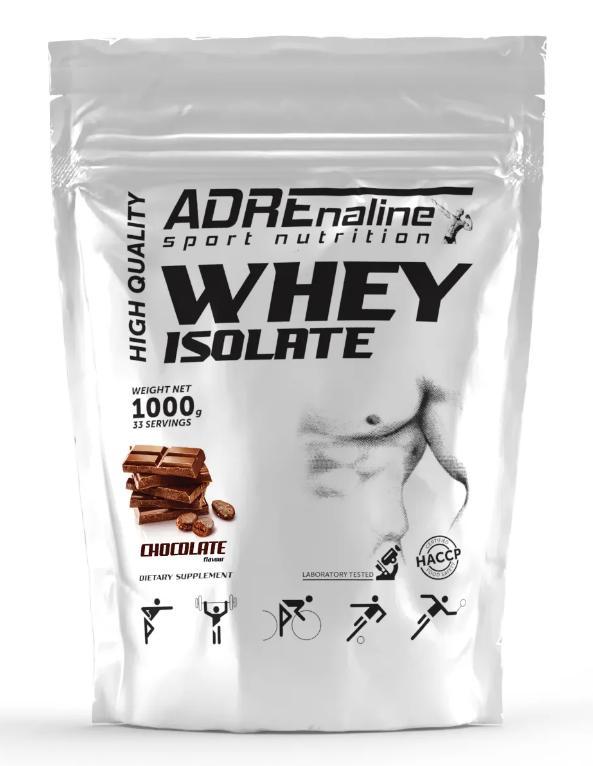 Протеїн ADRENALINE WHEY ISOLATE 1000 грамів Смак: Шоколад