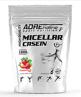 Протеин казеиновый ADRENALINE MICELAR CASEIN 1000 грамм Вкус : клубника