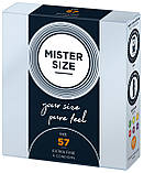 Презервативи Mister Size - pure feel - 57 (3 condoms), товщина 0,05 мм Кітті, фото 3