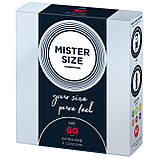 Презервативи Mister Size - pure feel - 60 (3 condoms), товщина 0,05 мм Кітті, фото 3