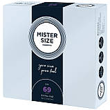 Презервативи Mister Size - pure feel - 69 (36 condoms), товщина 0,05 мм Кітті, фото 3