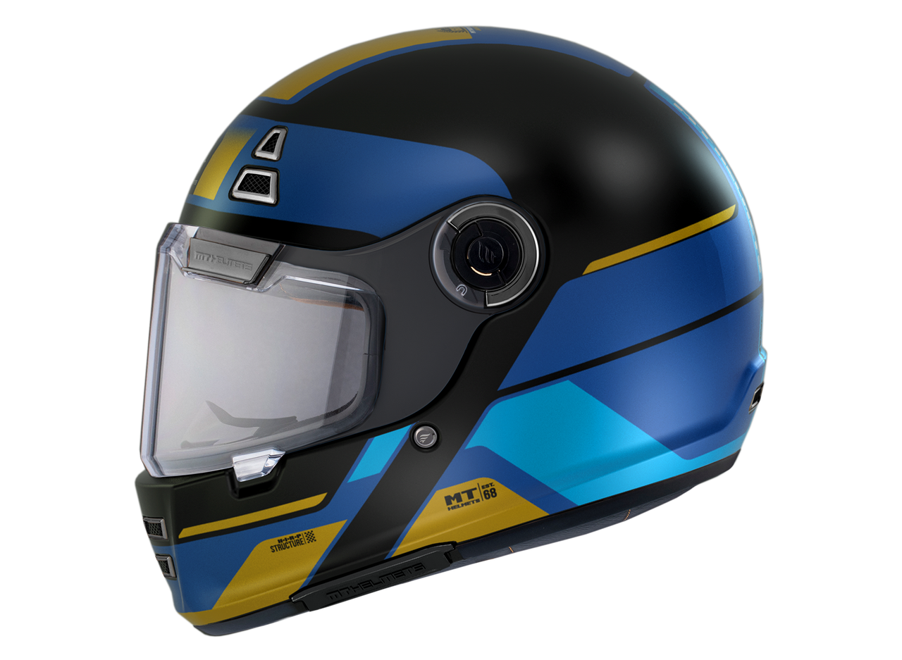 Мотошолом MT Jarama 68TH C7 Matt Blue XS