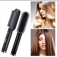 Расческа-выпрямитель Hair Straightener HQT 909, Щетка для укладки волос, выпрямитель