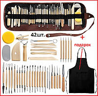 Набор ручных инструментов для работы с полимерной глиной Инструменты для работы с глиой Лепка из глины фигур