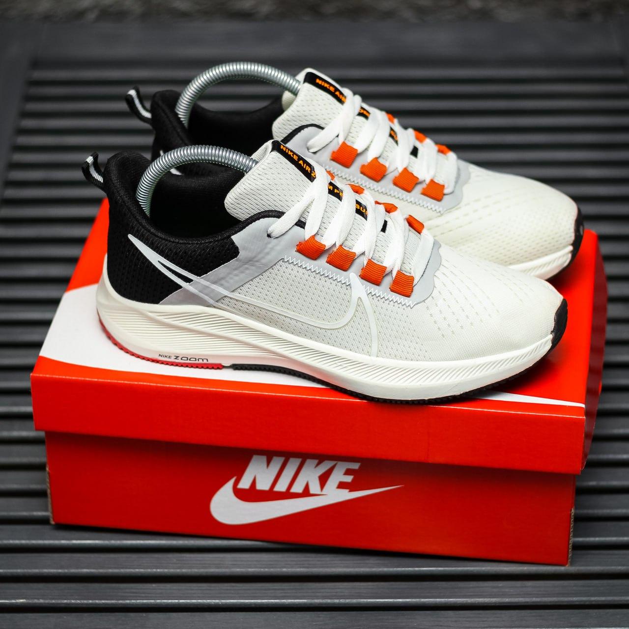 Nike Air Zoom Pegasus White Black Orange 42 43
