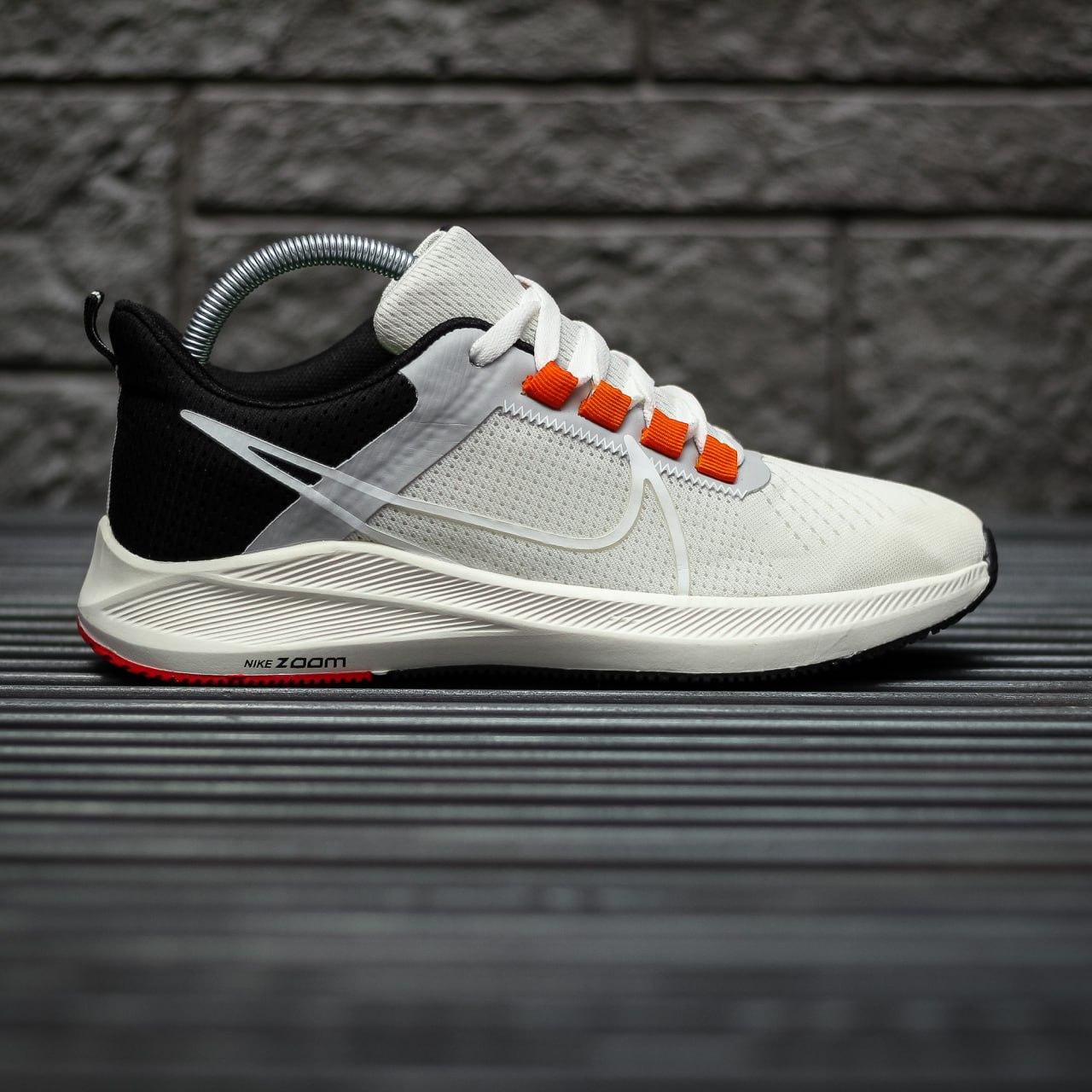 Nike Air Zoom Pegasus White Black Orange 42 43