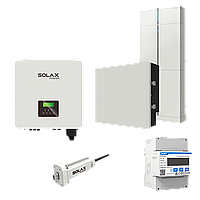 Комплект Solax 4.3: Трехфазный гибридный инвертор на 12 кВт, с АКБ на 6,2 кВт*ч