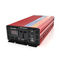 Інвертор напруги NV-4000 (2000 Вт) + LCD, 12/220 V, approximated, 1 універсальна розетка, клеми, Box
