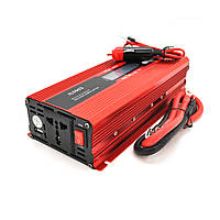 Інвертор напруги UKC+LCD, 2000ВА(1200 Вт), 12/220V, approximated, 1 універсальна розетка, клеми