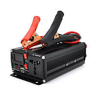 Інвертор напруги POWERMASTER, 24V/220V, 300 W з модифікованою синусоїдою, 1 універсальна розетка, клеми