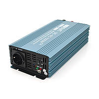 Інвертор напруги Mexxsun MXS-1500, 24V/220V, 1500 W з модифікованою синусоїдою, 2 Shuko, клемні дроти,