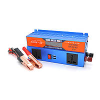 Інвертор напруги ERYUAN EY-3000 (1600 Вт), 12/220 V, approximated, 1 універсальна розетка + USB, клеми +