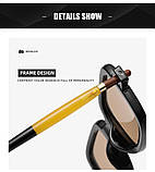 Прямокутні окуляри, вінтажні сонцезахисні окуляри. Ретро. Середземноморський стиль., фото 5