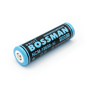 Акумулятор Li-Ion NCM18650-3C Bossman 1500mAh (3.7v) (1шт.)