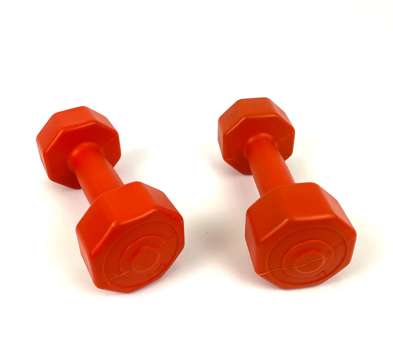 Гантелі фітнес 2 шт по 1 кг (композитні) для фітнесу тренувань