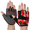 Рукавиці для фітнесу та тренувань HARD TOUCH FG-9523 розмір M, червоний, фото 5